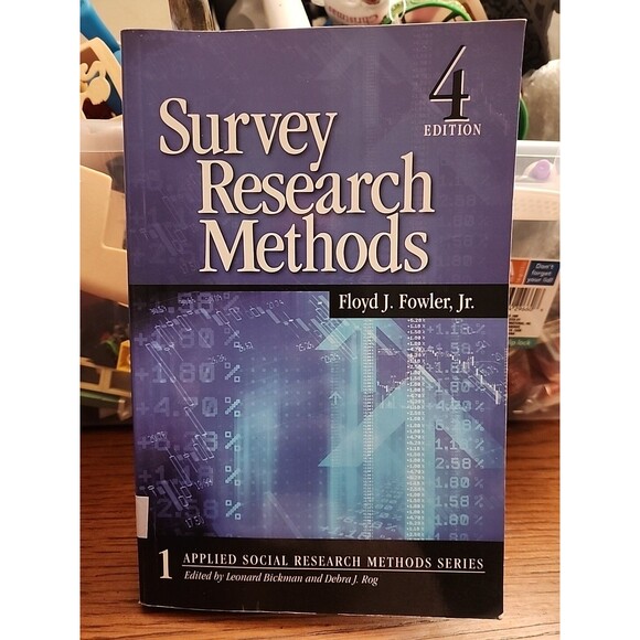 Survey Research Methods by Floyd J. Fowler Jr. - Picture 1 of 2